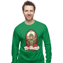 Load image into Gallery viewer, Shirts Long Sleeve Shirts, Unisex / Small / Irish Green Please Take Care
