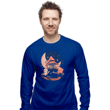 Load image into Gallery viewer, Daily_Deal_Shirts Long Sleeve Shirts, Unisex / Small / Royal Blue Nightfall Mage
