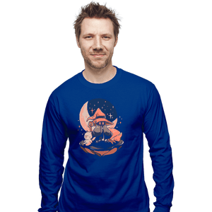 Daily_Deal_Shirts Long Sleeve Shirts, Unisex / Small / Royal Blue Nightfall Mage