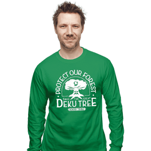 Daily_Deal_Shirts Long Sleeve Shirts, Unisex / Small / Irish Green Protect Our Forest