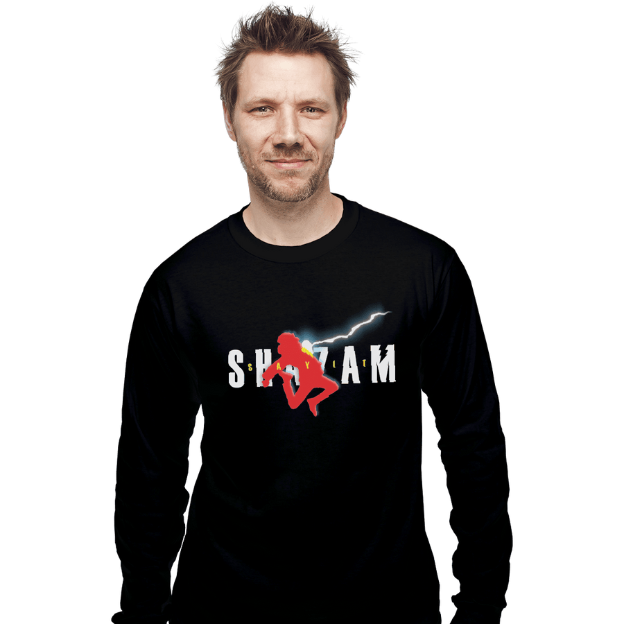 Shirts Long Sleeve Shirts, Unisex / Small / Black Say It
