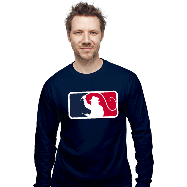 Daily_Deal_Shirts Long Sleeve Shirts, Unisex / Small / Navy Major League Archaeology