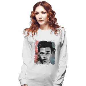 Shirts Long Sleeve Shirts, Unisex / Small / White Split