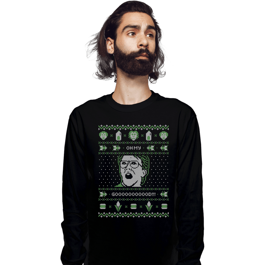 Shirts Long Sleeve Shirts, Unisex / Small / Black OMG
