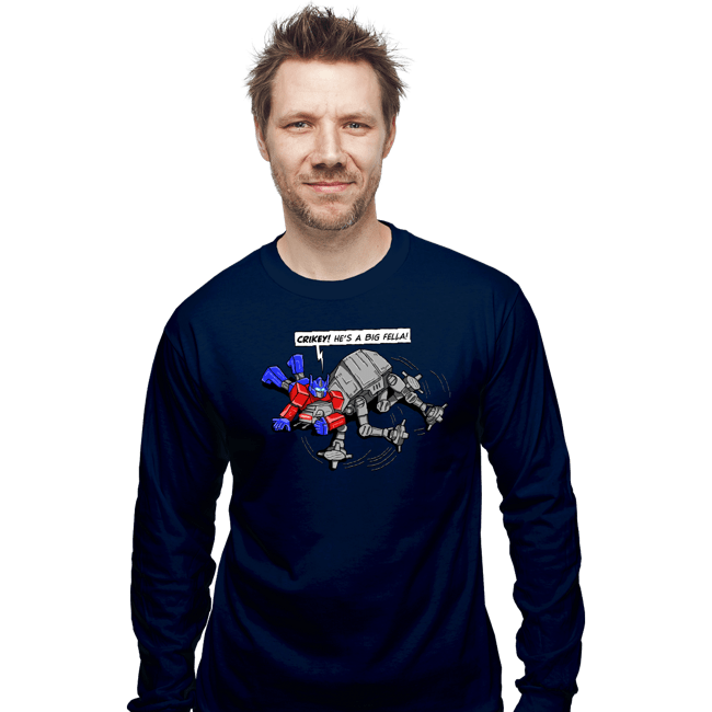 Daily_Deal_Shirts Long Sleeve Shirts, Unisex / Small / Navy Prime Hunter