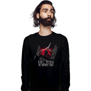 Secret_Shirts Long Sleeve Shirts, Unisex / Small / Black Khonshu The Animated Series