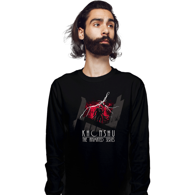 Secret_Shirts Long Sleeve Shirts, Unisex / Small / Black Khonshu The Animated Series