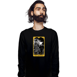 Shirts Long Sleeve Shirts, Unisex / Small / Black Tarot The Empress