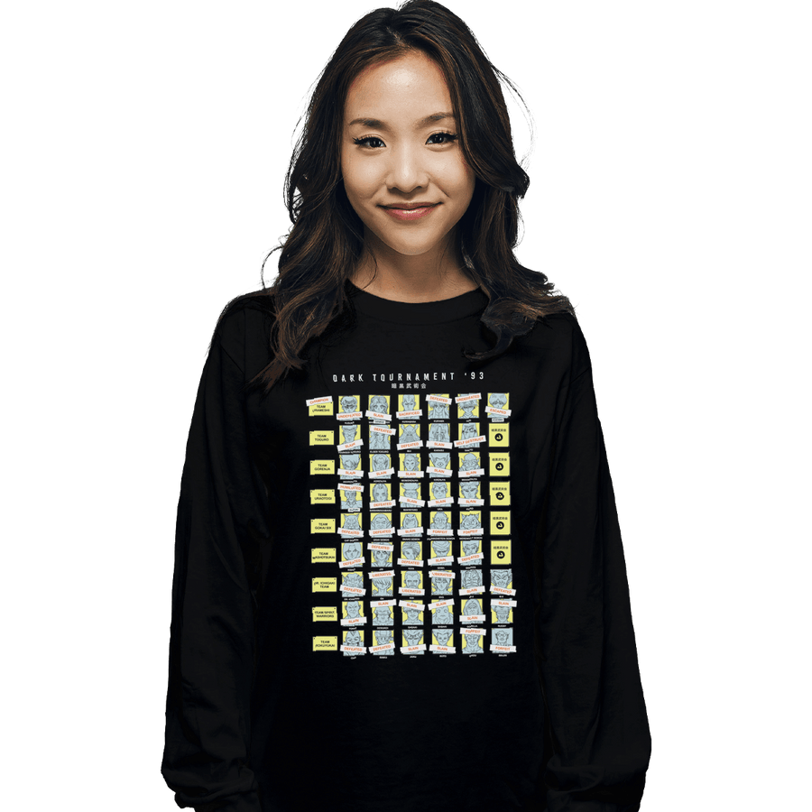 Shirts Long Sleeve Shirts, Unisex / Small / Black The Dark Tournament 93