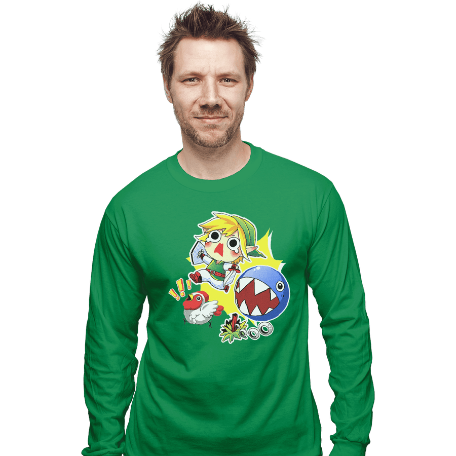 Shirts Long Sleeve Shirts, Unisex / Small / Irish Green Walkies