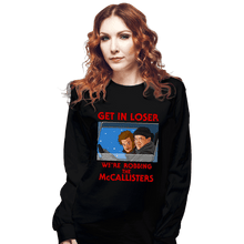 Load image into Gallery viewer, Daily_Deal_Shirts Long Sleeve Shirts, Unisex / Small / Black Get In Loser
