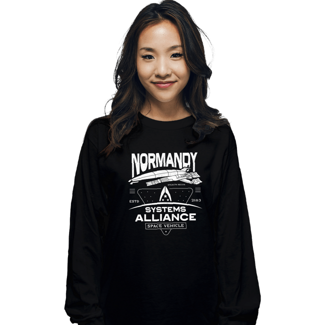Daily_Deal_Shirts Long Sleeve Shirts, Unisex / Small / Black SSV Normandy
