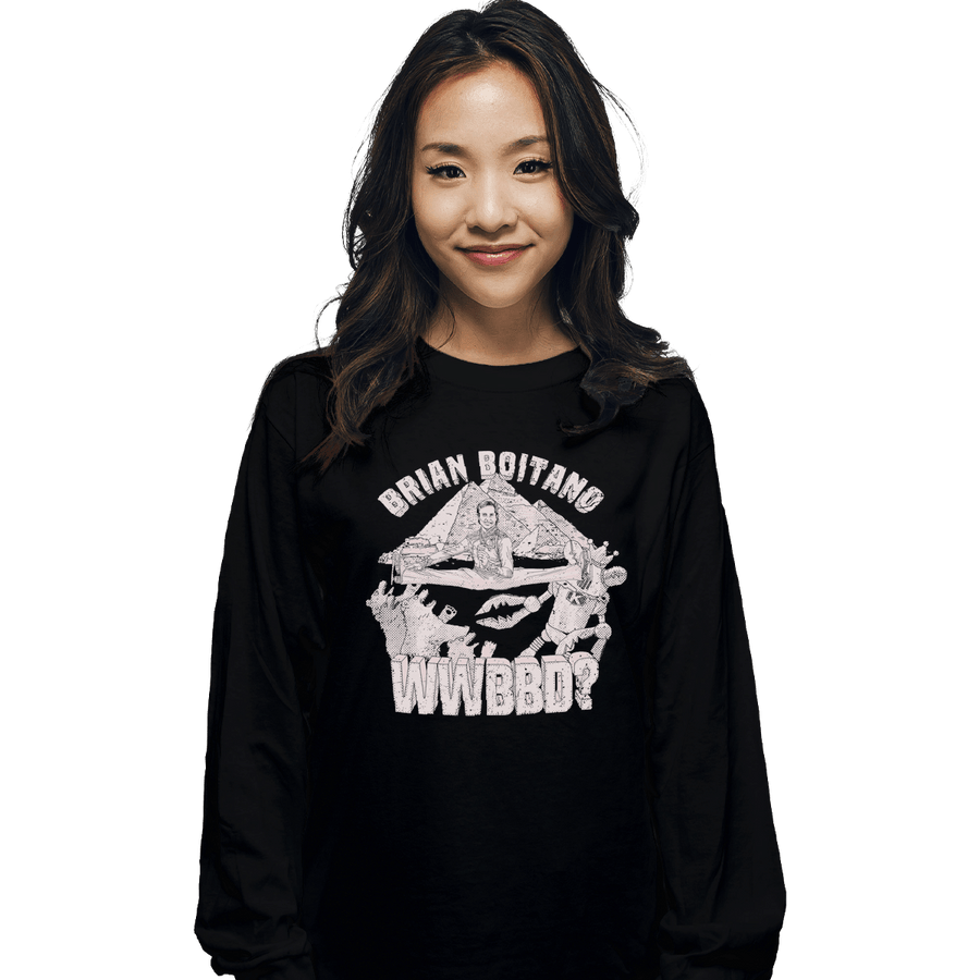 Shirts Long Sleeve Shirts, Unisex / Small / Black What Would Brian Boitano Do?