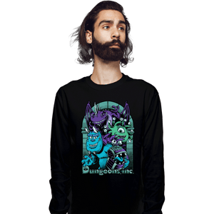 Daily_Deal_Shirts Long Sleeve Shirts, Unisex / Small / Black Dungeons Inc