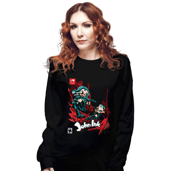 Daily_Deal_Shirts Long Sleeve Shirts, Unisex / Small / Black John Ink