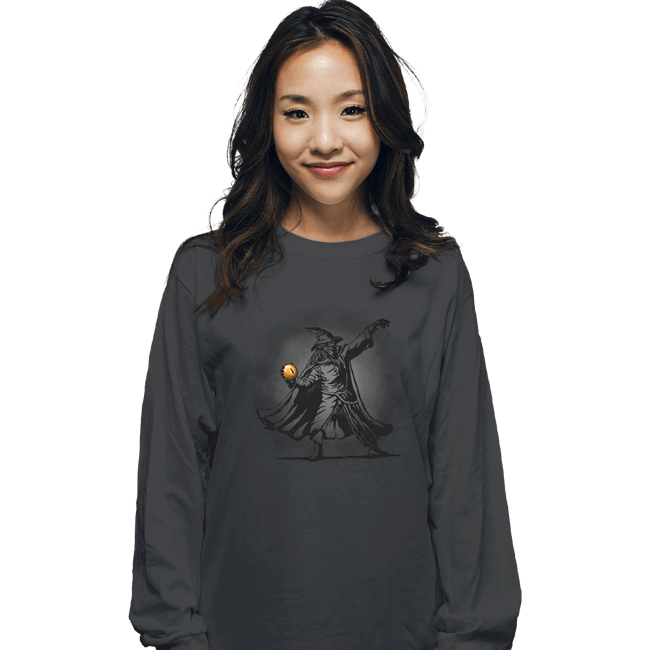 Daily_Deal_Shirts Long Sleeve Shirts, Unisex / Small / Charcoal Orb Thrower
