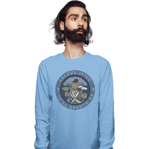 Shirts Long Sleeve Shirts, Unisex / Small / Powder Blue Cactus Juice