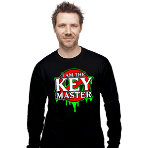 Daily_Deal_Shirts Long Sleeve Shirts, Unisex / Small / Black The Keymaster