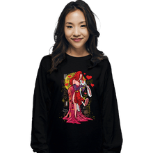 Load image into Gallery viewer, Daily_Deal_Shirts Long Sleeve Shirts, Unisex / Small / Black Animated Kiss
