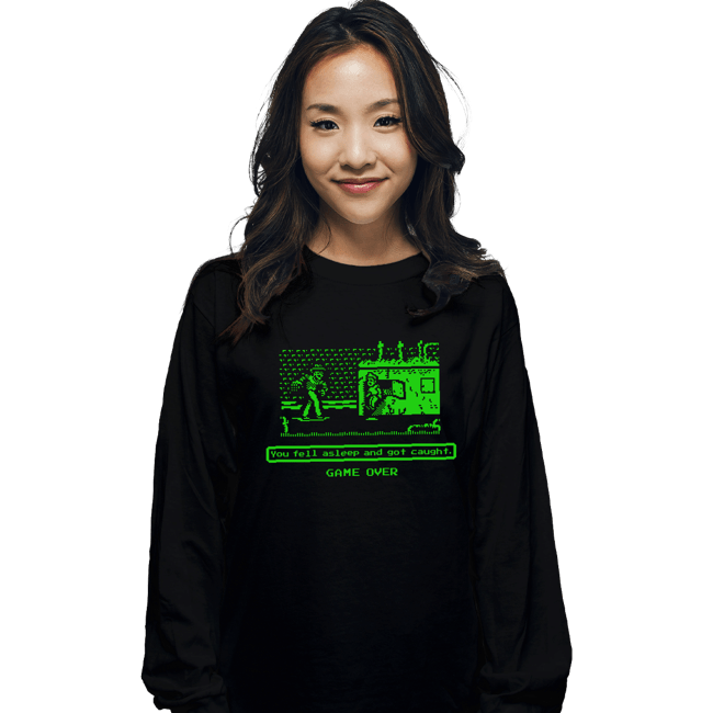 Secret_Shirts Long Sleeve Shirts, Unisex / Small / Black Nightmare Trail