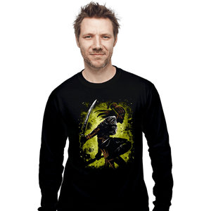 Daily_Deal_Shirts Long Sleeve Shirts, Unisex / Small / Black The Githyanki Warrior