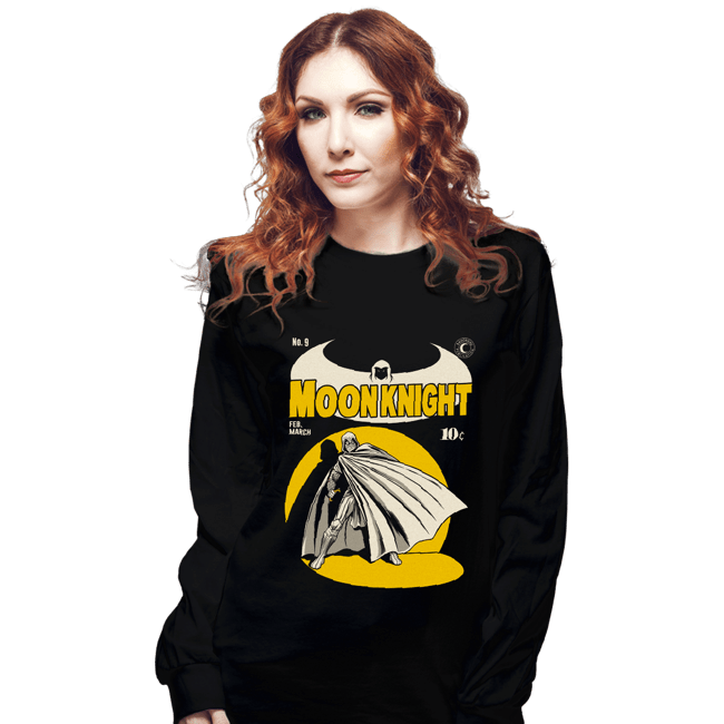 Daily_Deal_Shirts Long Sleeve Shirts, Unisex / Small / Black Moon Knight Comics