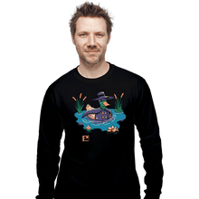 Load image into Gallery viewer, Secret_Shirts Long Sleeve Shirts, Unisex / Small / Black The Dark Duck
