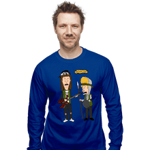Load image into Gallery viewer, Daily_Deal_Shirts Long Sleeve Shirts, Unisex / Small / Royal Blue Most Metal Ever
