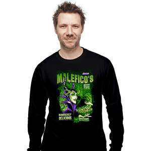 Shirts Long Sleeve Shirts, Unisex / Small / Black Maleficent Cereal