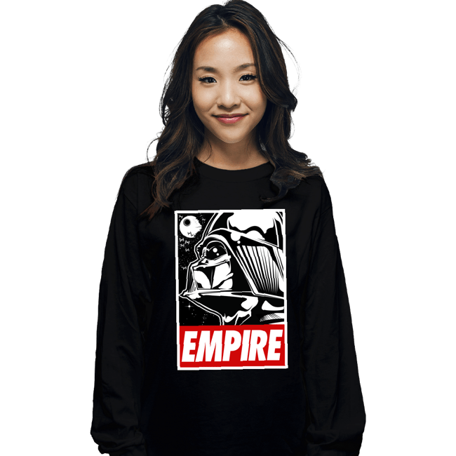 Shirts Long Sleeve Shirts, Unisex / Small / Black Empire