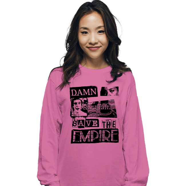 Daily_Deal_Shirts Long Sleeve Shirts, Unisex / Small / Azalea Save Empire Records