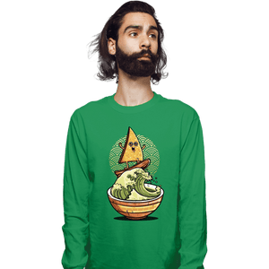 Secret_Shirts Long Sleeve Shirts, Unisex / Small / Irish Green Guacagawa Mole