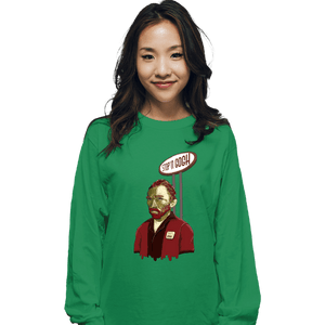 Shirts Long Sleeve Shirts, Unisex / Small / Irish Green Stop 'N Gogh