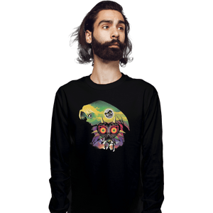 Shirts Long Sleeve Shirts, Unisex / Small / Black Majora's Mask