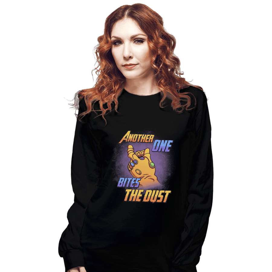 Shirts Long Sleeve Shirts, Unisex / Small / Black Another One Bites The Dust