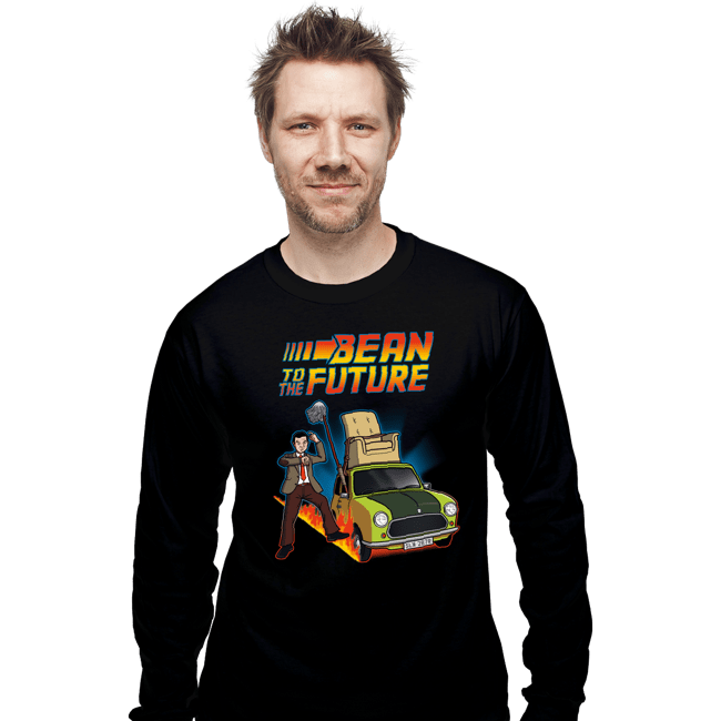 Daily_Deal_Shirts Long Sleeve Shirts, Unisex / Small / Black Bean To The Future