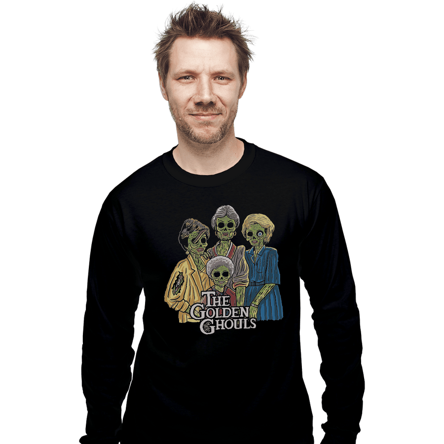 Shirts Long Sleeve Shirts, Unisex / Small / Black The Golden Ghouls