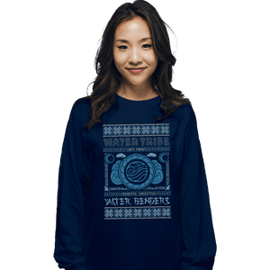 Shirts Long Sleeve Shirts, Unisex / Small / Navy Water Tribe Ugly Sweater