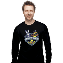 Load image into Gallery viewer, Shirts Long Sleeve Shirts, Unisex / Small / Black Animatronics Maniacs
