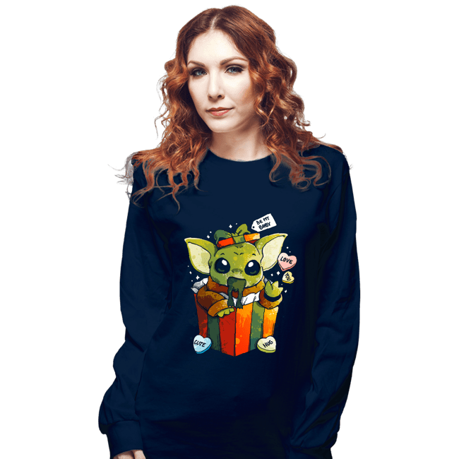Daily_Deal_Shirts Long Sleeve Shirts, Unisex / Small / Navy Be My Baby