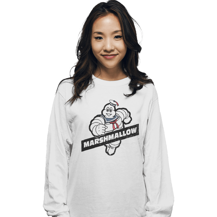 Shirts Long Sleeve Shirts, Unisex / Small / White Marshmallow