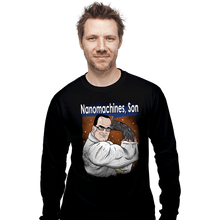 Load image into Gallery viewer, Daily_Deal_Shirts Long Sleeve Shirts, Unisex / Small / Black Nanomachines, Son
