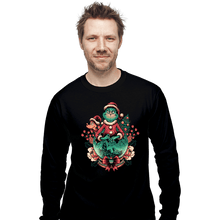 Load image into Gallery viewer, Daily_Deal_Shirts Long Sleeve Shirts, Unisex / Small / Black Too Grumpy For Christmas
