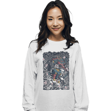 Load image into Gallery viewer, Daily_Deal_Shirts Long Sleeve Shirts, Unisex / Small / White Gundam Blue Dragon
