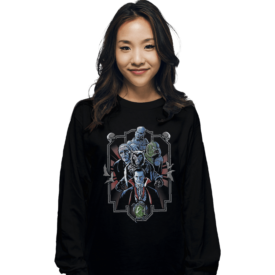 Shirts Long Sleeve Shirts, Unisex / Small / Black Enter The Monsters