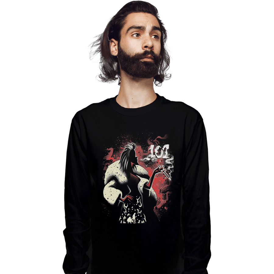 Shirts Long Sleeve Shirts, Unisex / Small / Black Devil Woman