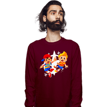 Load image into Gallery viewer, Secret_Shirts Long Sleeve Shirts, Unisex / Small / Maroon Lucas &amp; Ness
