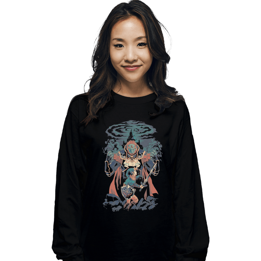 Shirts Long Sleeve Shirts, Unisex / Small / Black The Fall Of Darkness