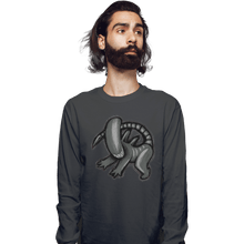 Load image into Gallery viewer, Shirts Long Sleeve Shirts, Unisex / Small / Charcoal The Xeno King
