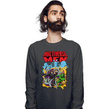 Load image into Gallery viewer, Daily_Deal_Shirts Long Sleeve Shirts, Unisex / Small / Charcoal Multiverse Men

